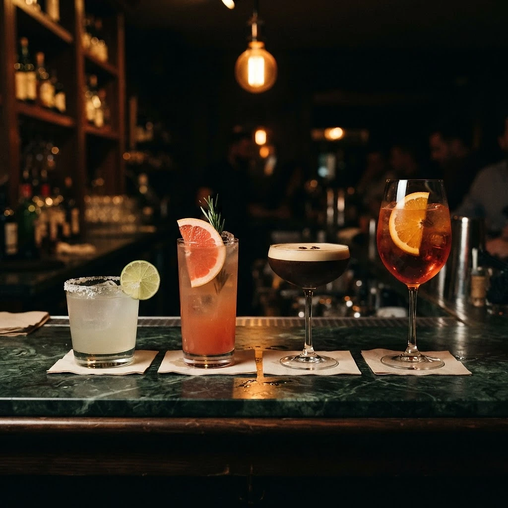 Cocktail pairing for The Sampler Pack