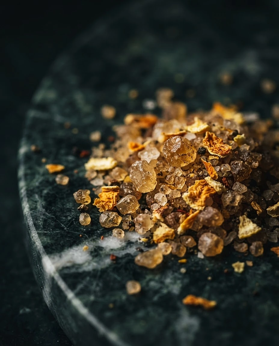 Smoked Citrus finishing salt